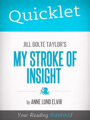 cover image of Quicklet on Jill Bolte Taylor's My Stroke of Insight